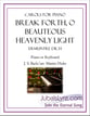 Break Forth, O Beauteous Heavenly Light piano sheet music cover